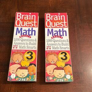 Grade 3 Brainquest Brain Quest Game Math Basics 1000 Questions